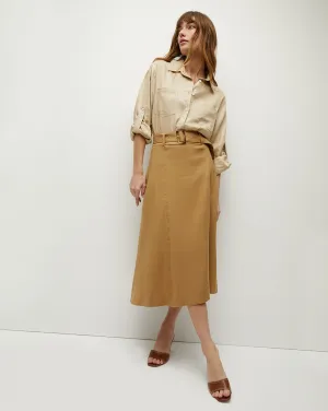 Arwen Stretch-Linen Skirt