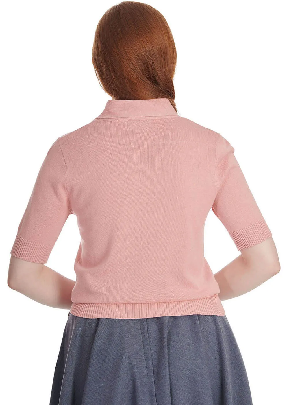 Banned Ahoy Sail 40's Jumper Pink