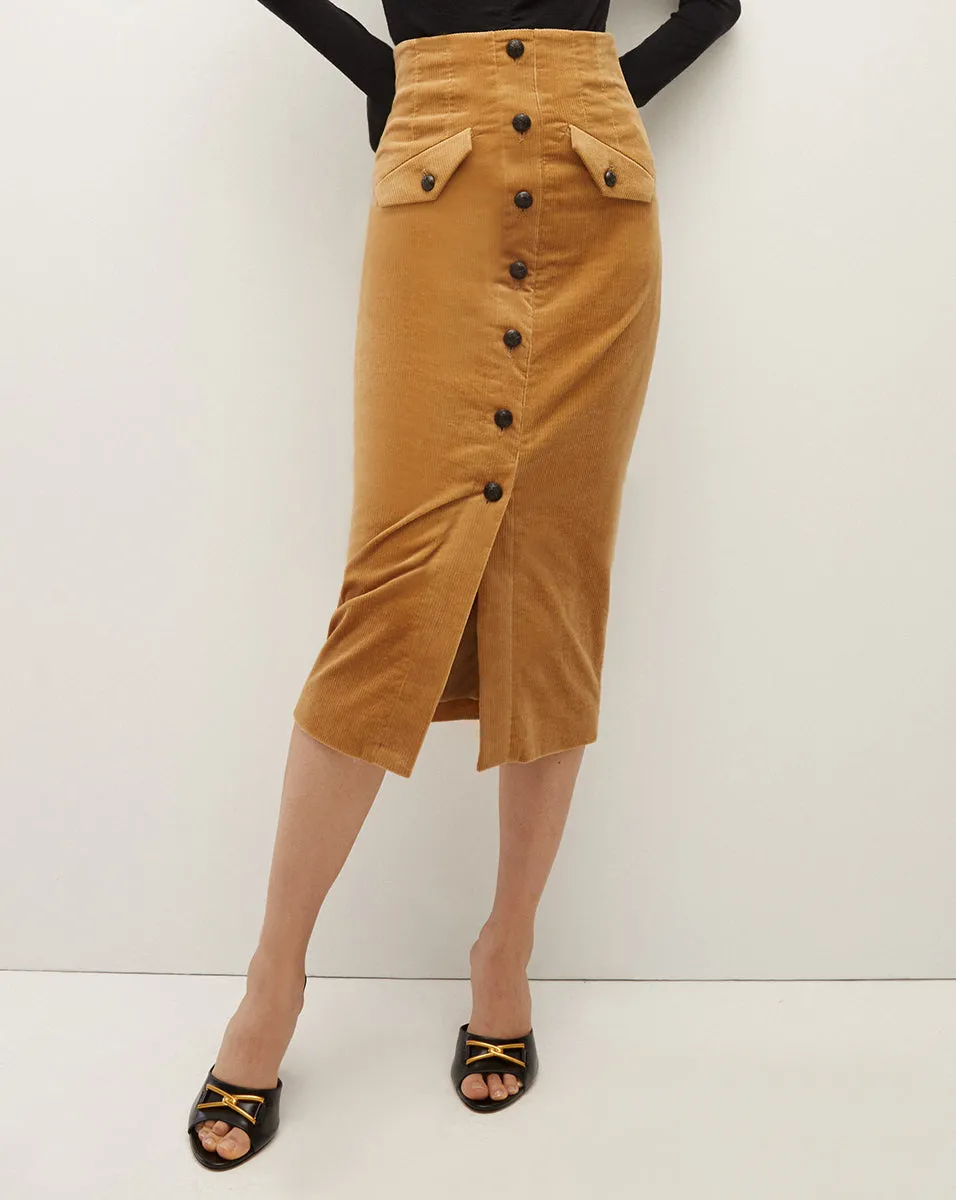 Barrie Corduroy Skirt