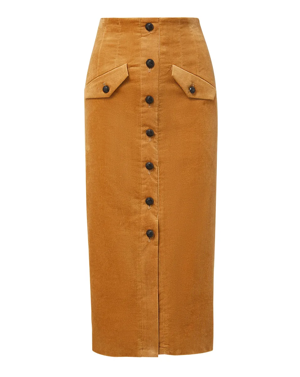 Barrie Corduroy Skirt