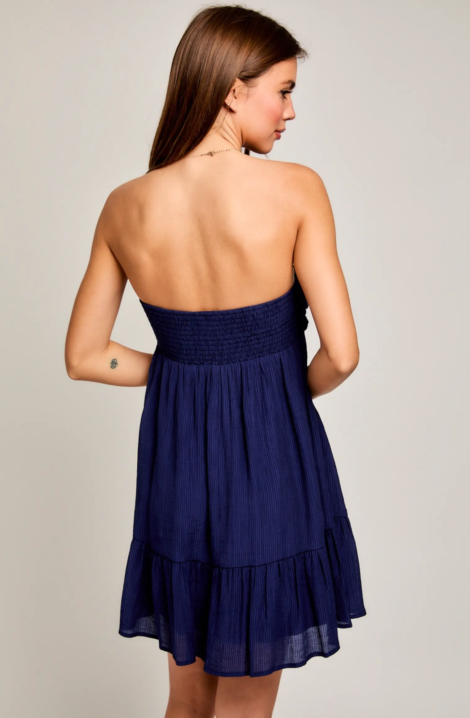 Be Real Strapless Mini Dress