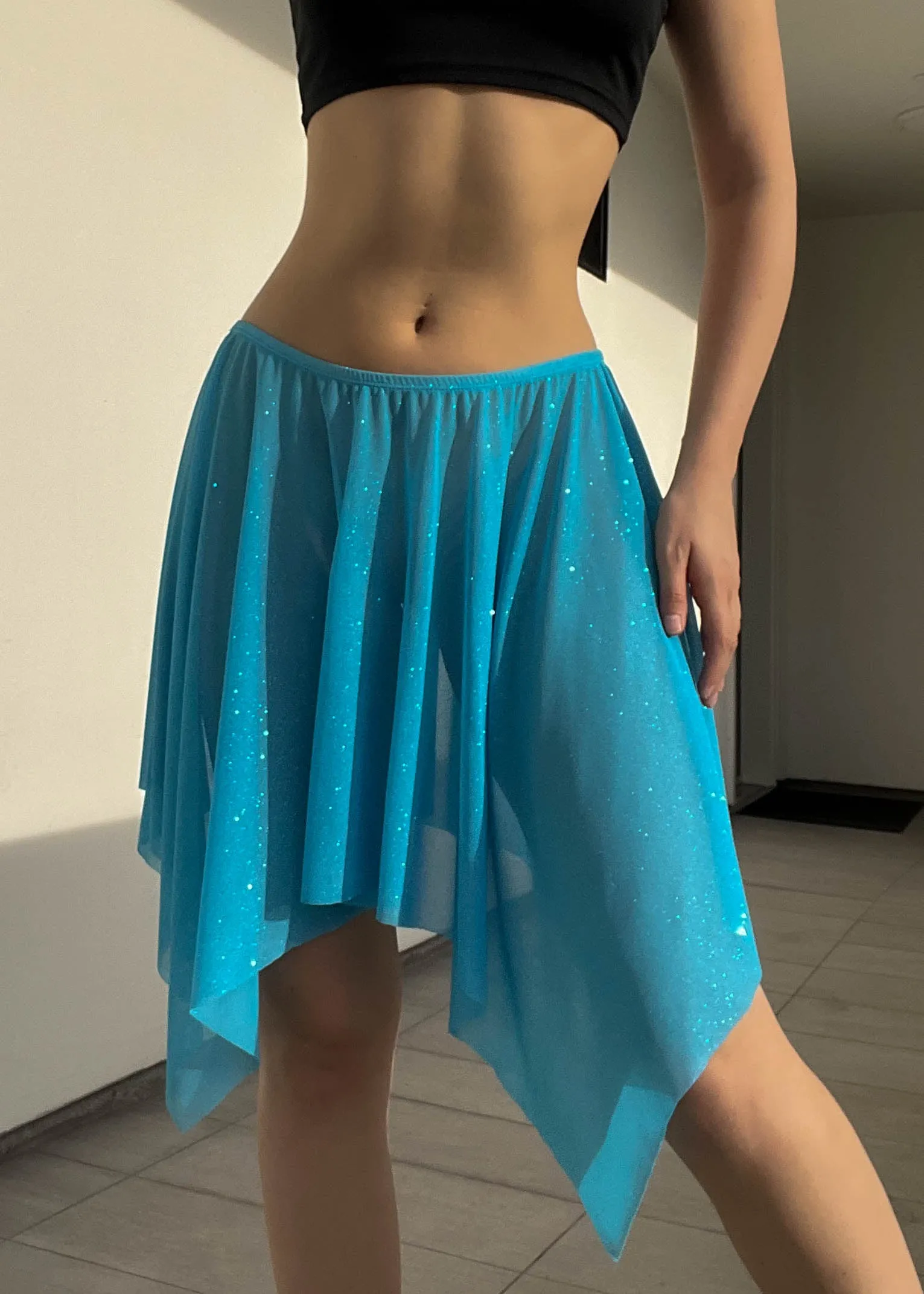 Blue Sparkle Fairy Skirt (M-L)