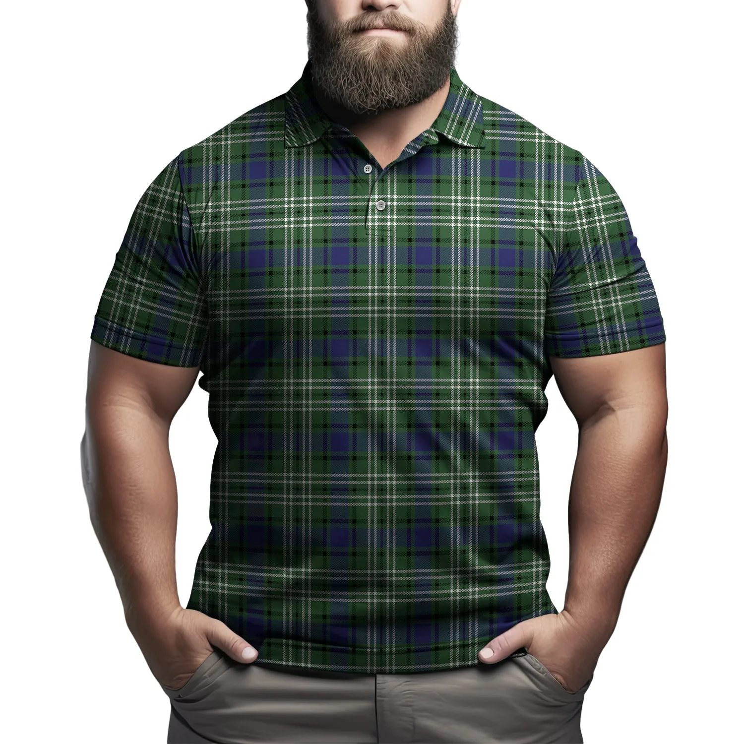 Blyth Tartan Mens Polo Shirt