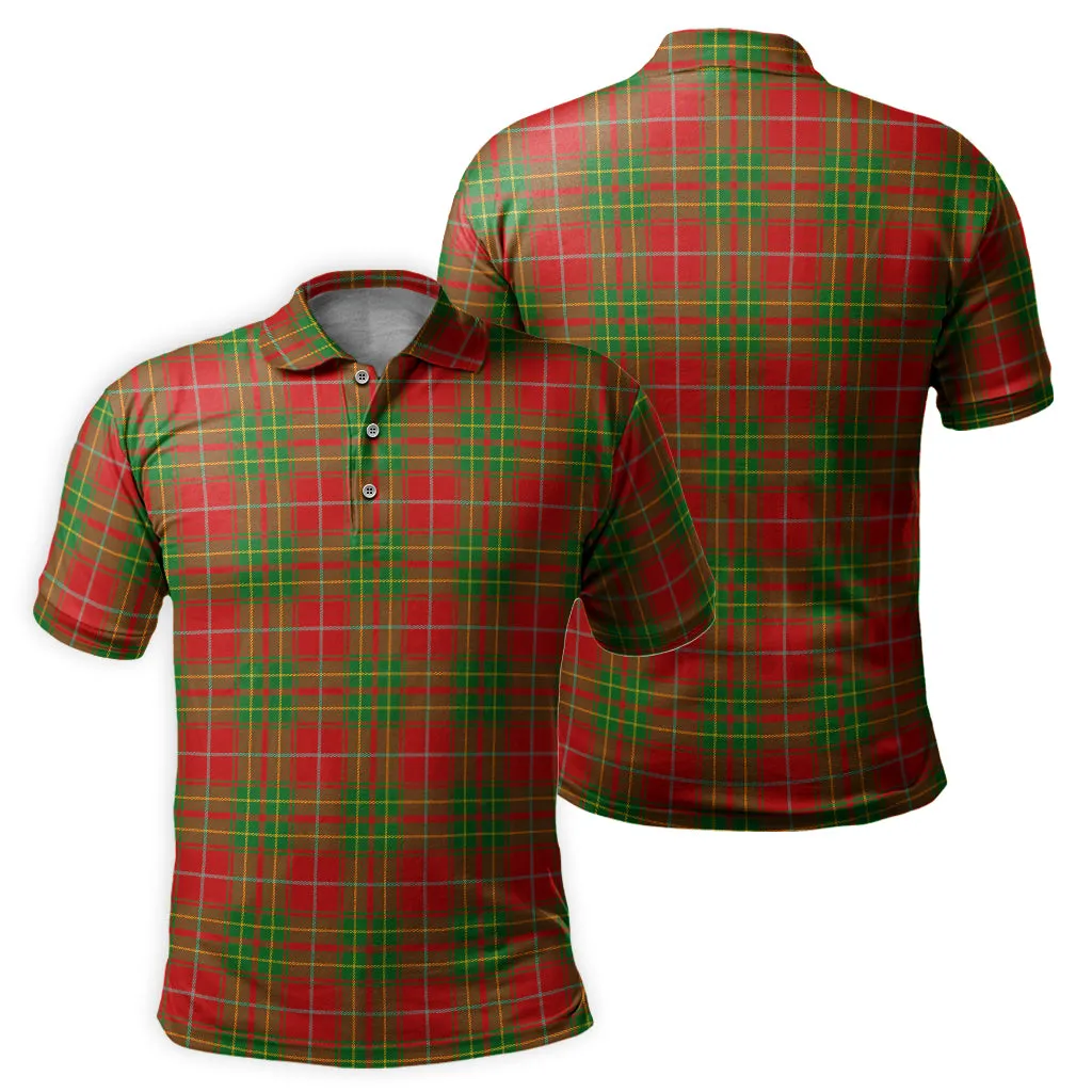 Burnett Tartan Mens Polo Shirt