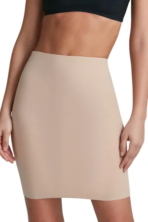 Commando Mini Half Slip with Control Short in Beige