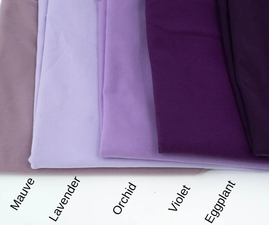 Eggplant - LUXE Solids Jersey Knit - 1/2 Metre