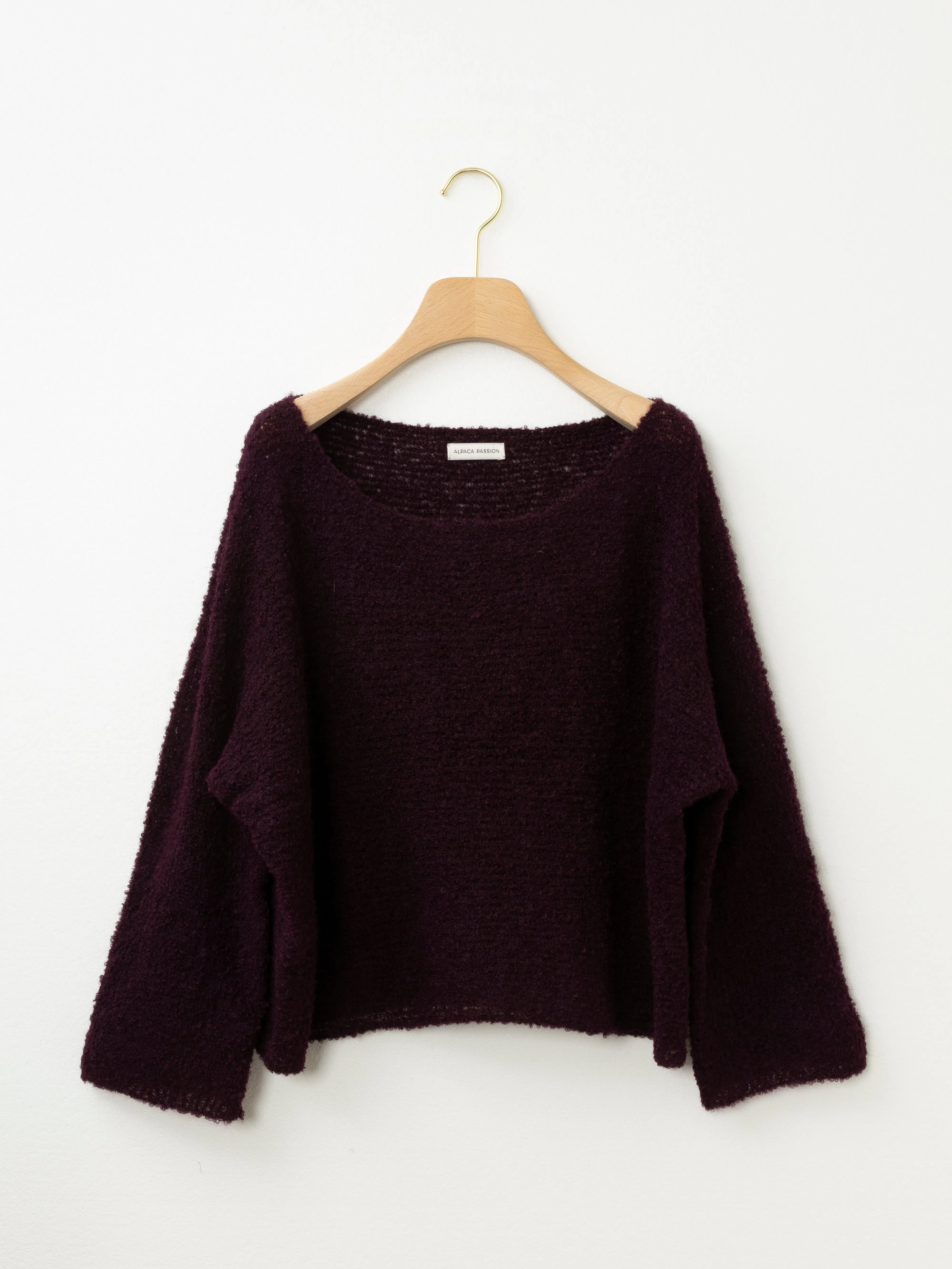 Fine Knit Boatneck Top