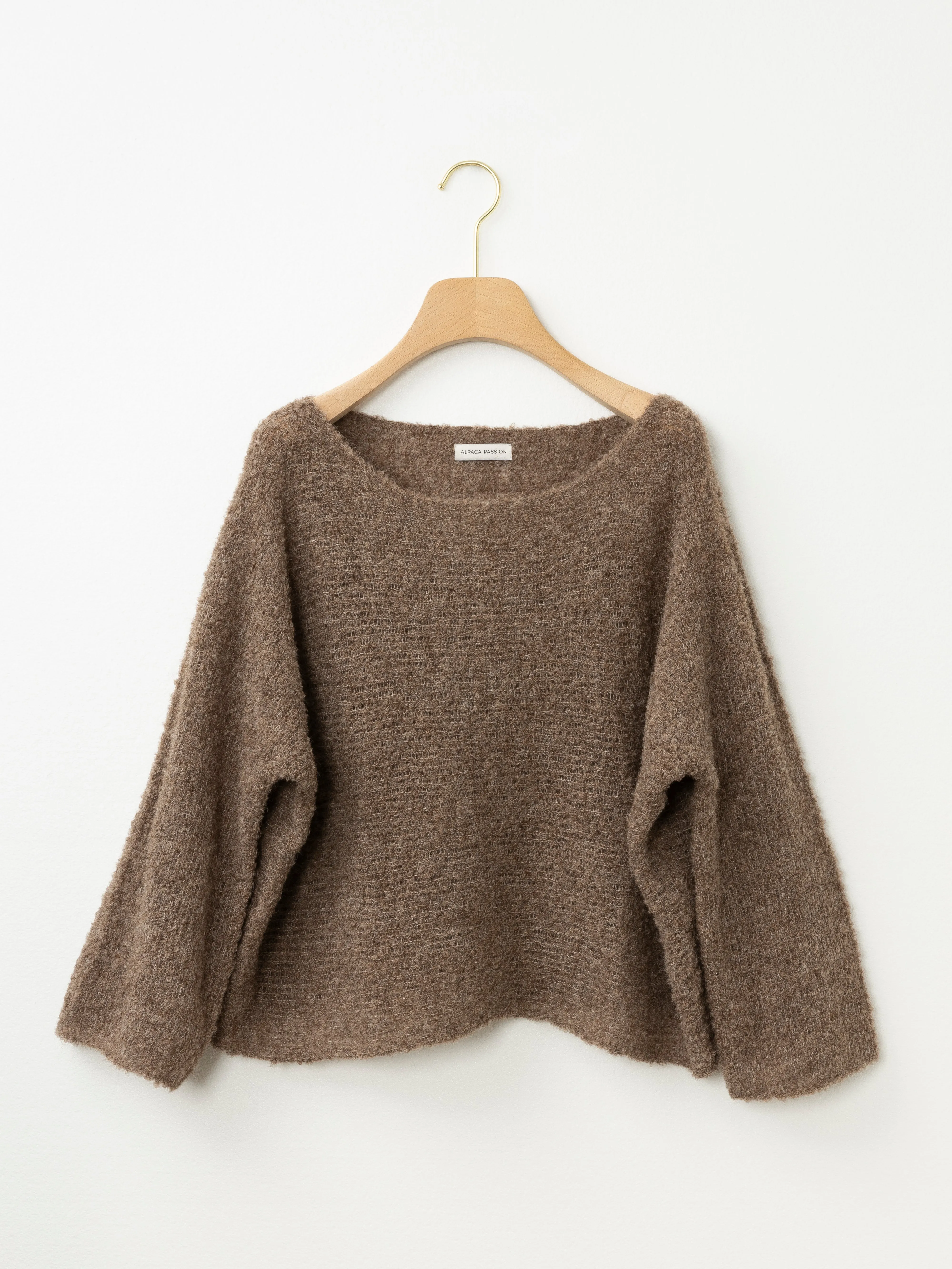 Fine Knit Boatneck Top