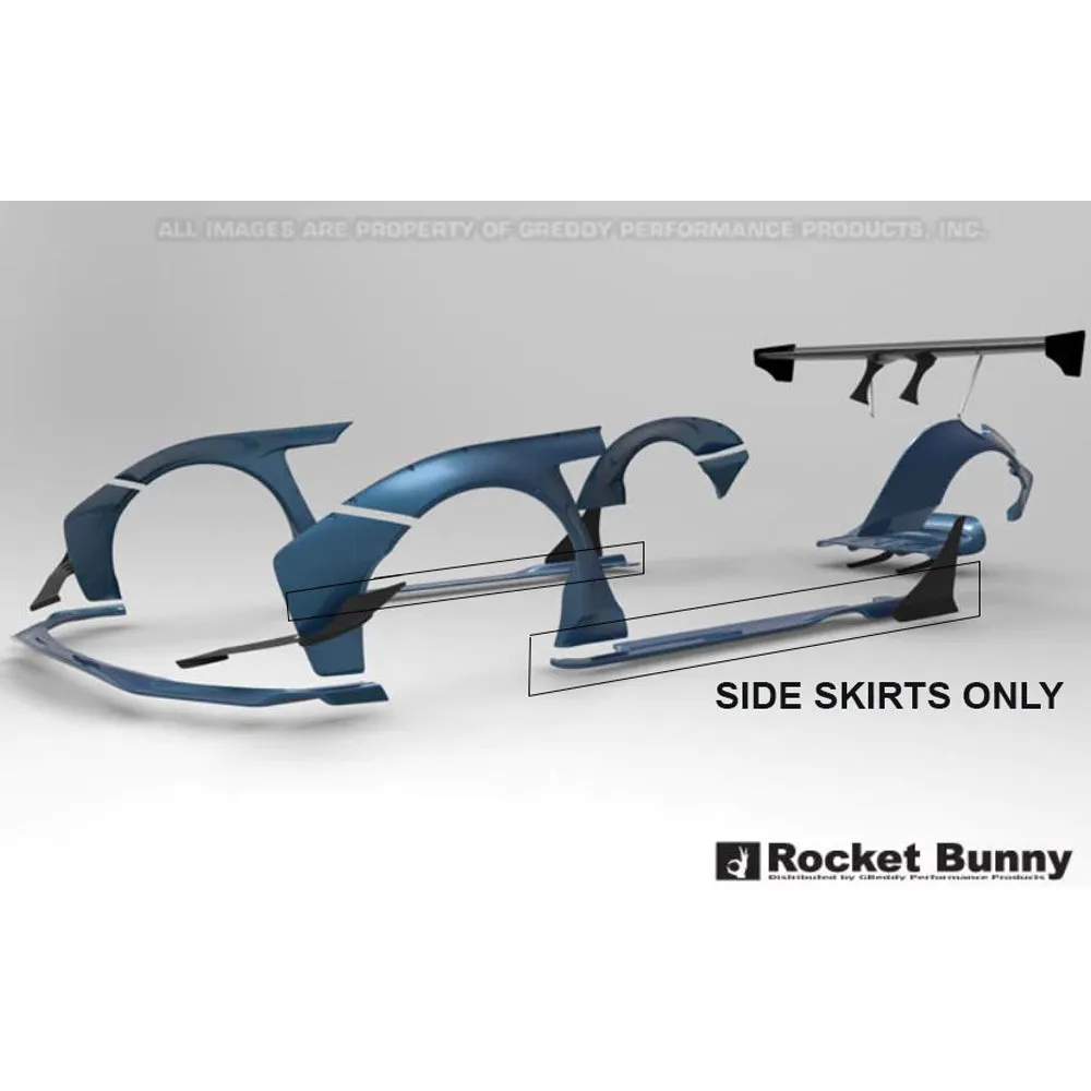 GReddy 2015- Lexus RC-F Rocket Bunny Side Skirts (gre17010253)