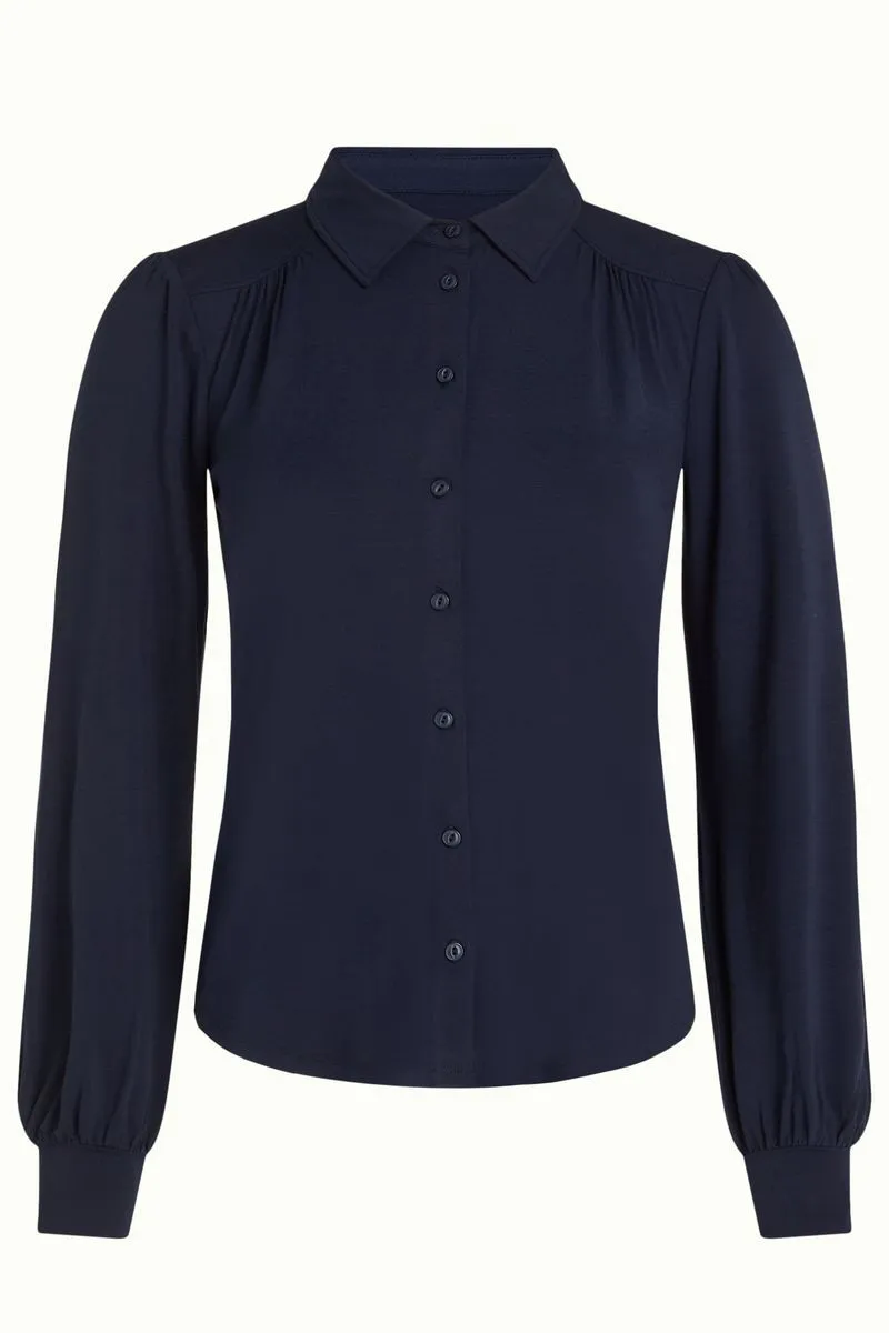 King Louie Evening Blue Carina Blouse