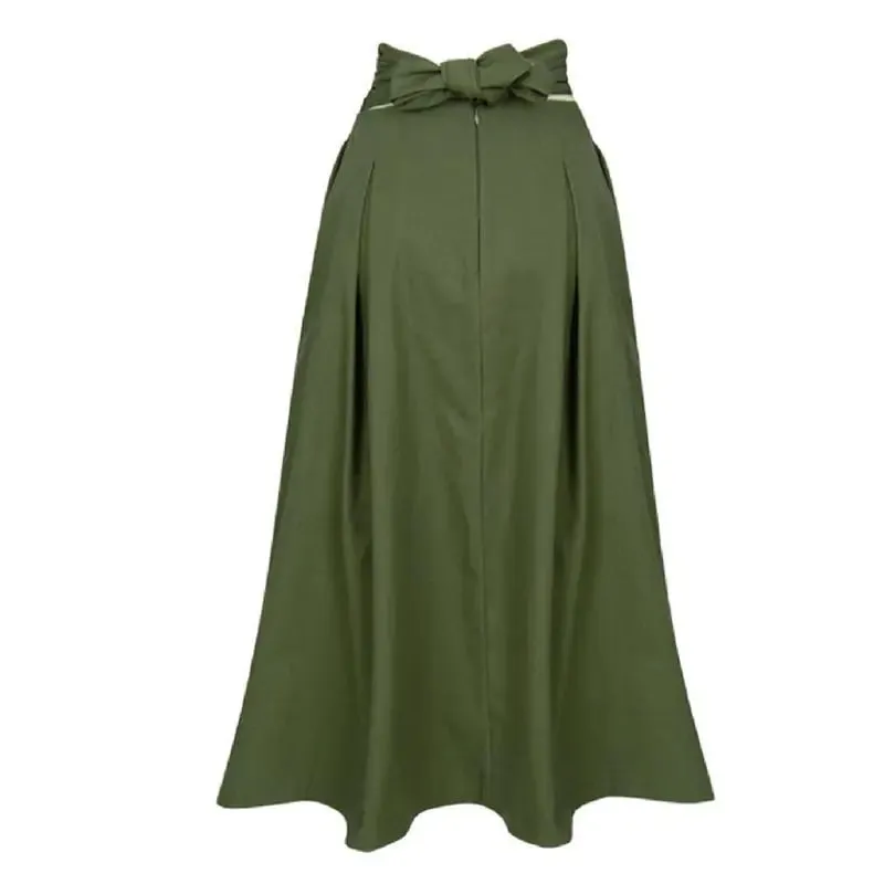 Korean Fashion Solid Color Skirt.