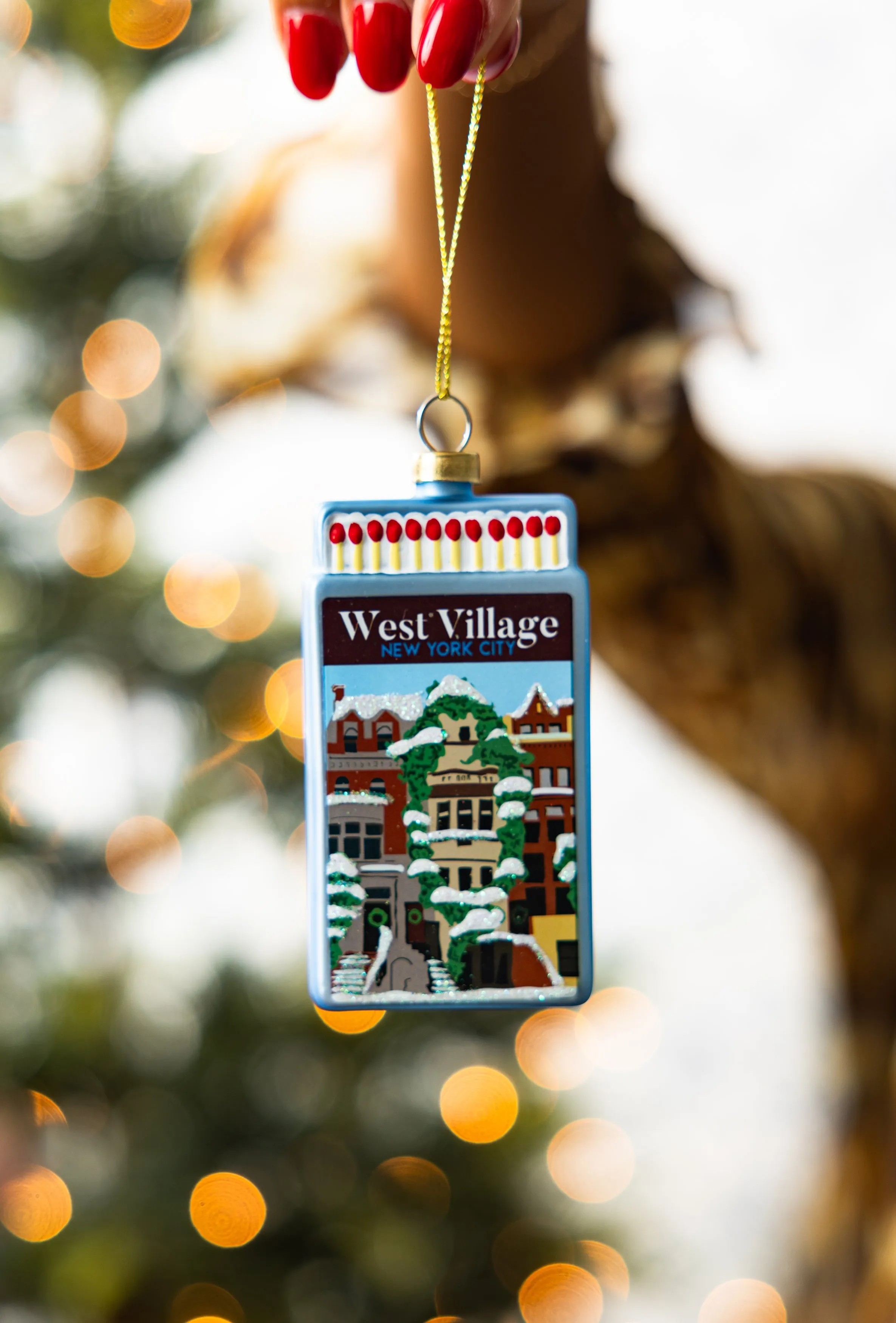 Matchbook Ornament - West Village