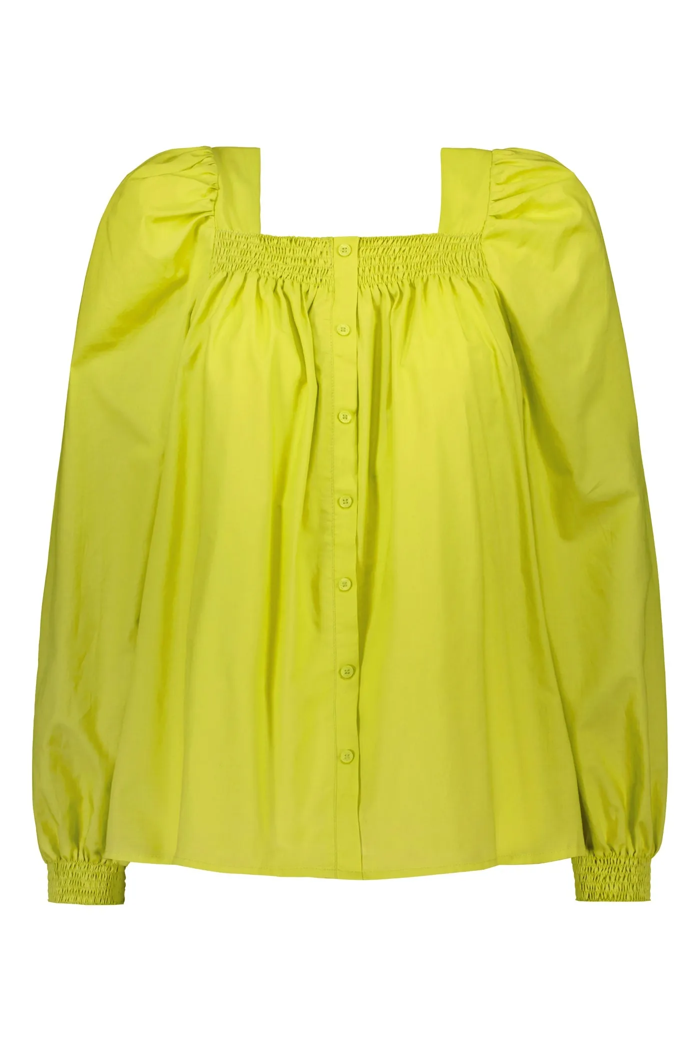 Mazie Ruched Blouse Pistachio