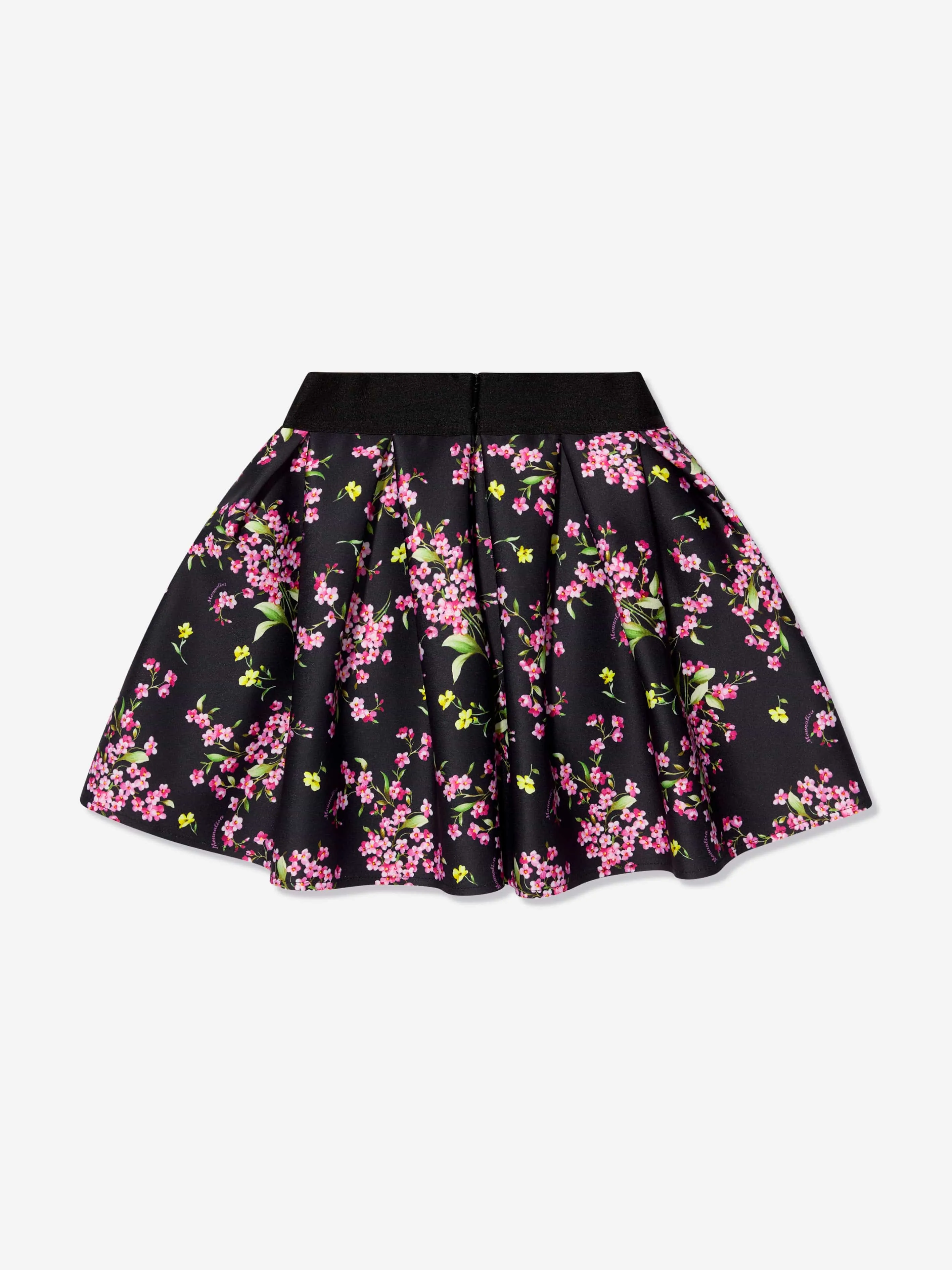 Monnalisa Girls Floral Neoprene Skirt