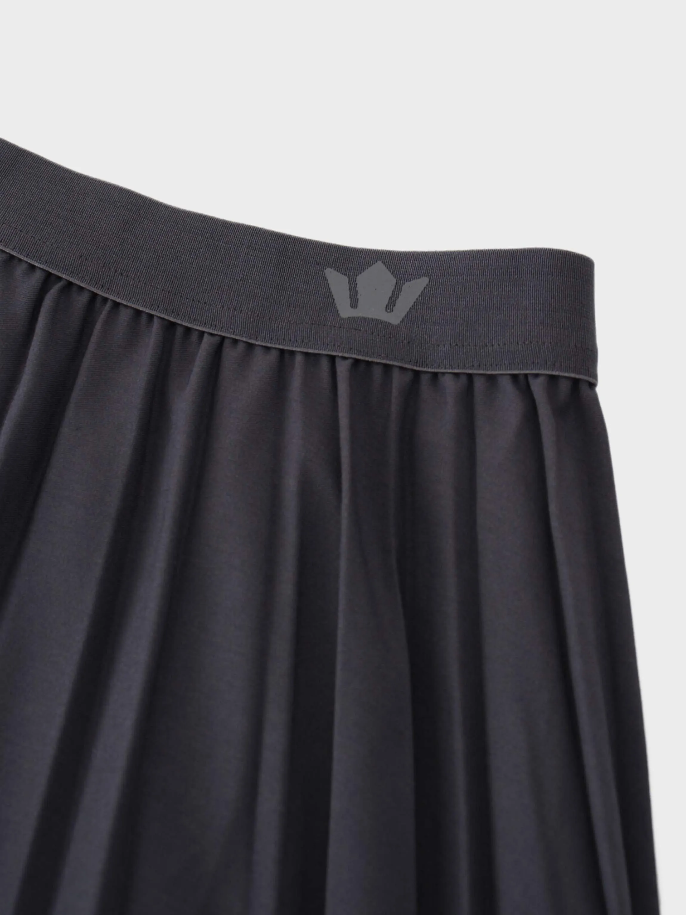 Pleated Skirt 37"-Dark Grey