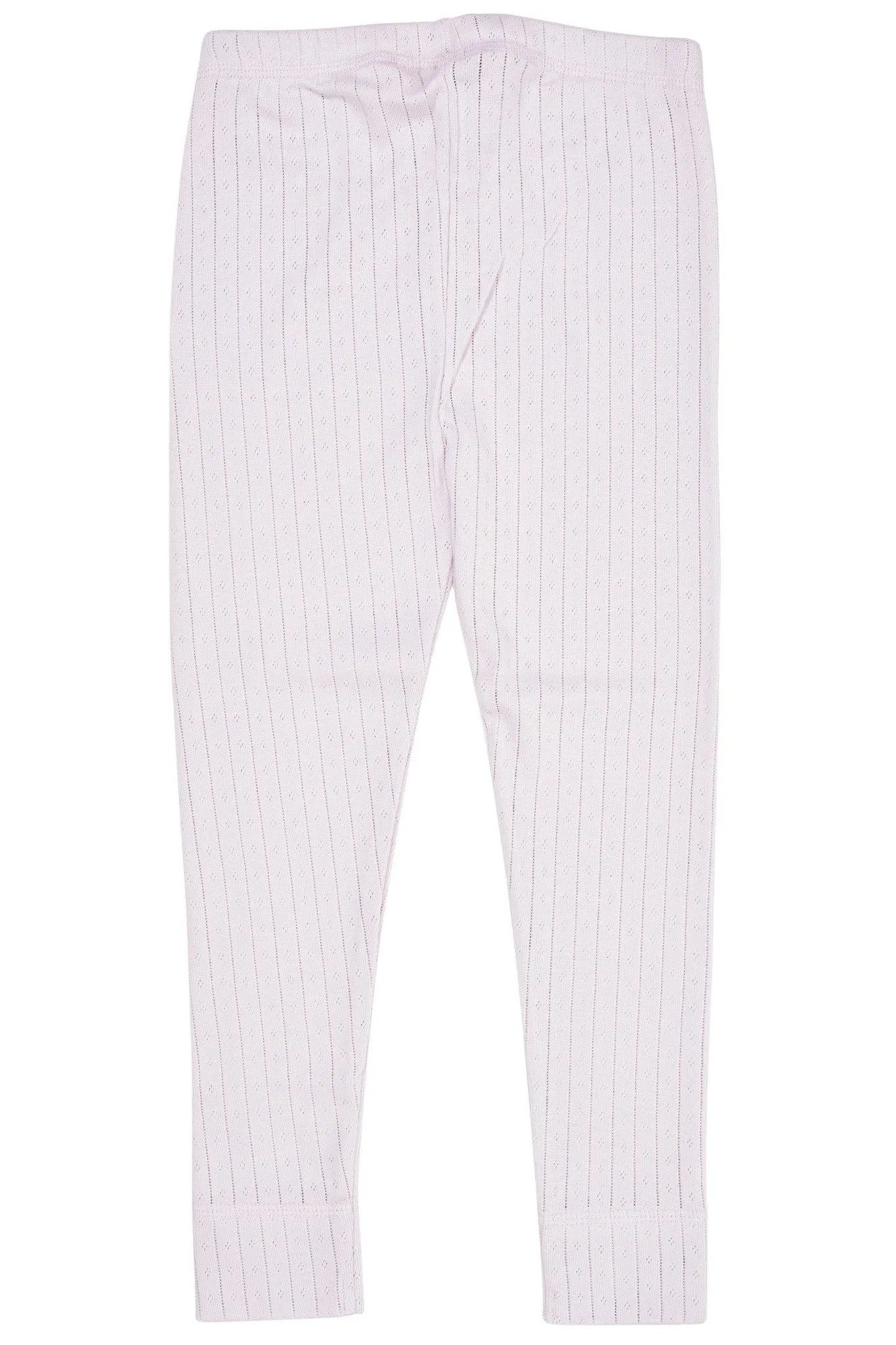 POINTELLE JUNIOR LEGGINGS W. STRING - LAVENDER