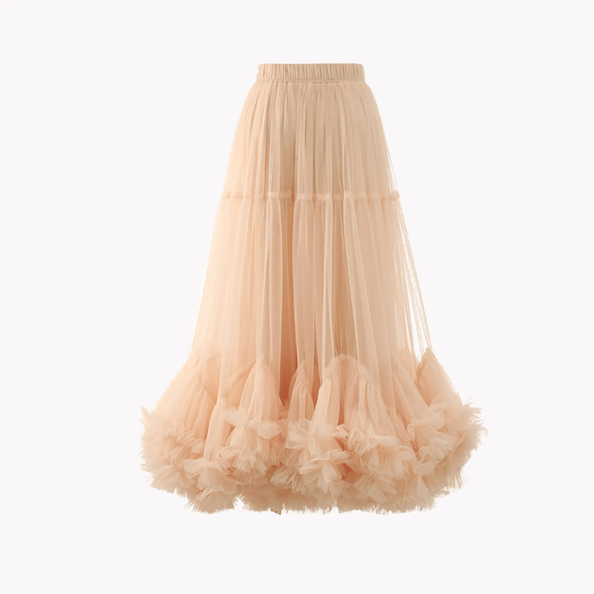 Pre Order:  Mesh Ruffle Skirt