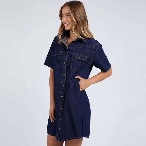 Sorcha Denim Dress - Indigo Denim