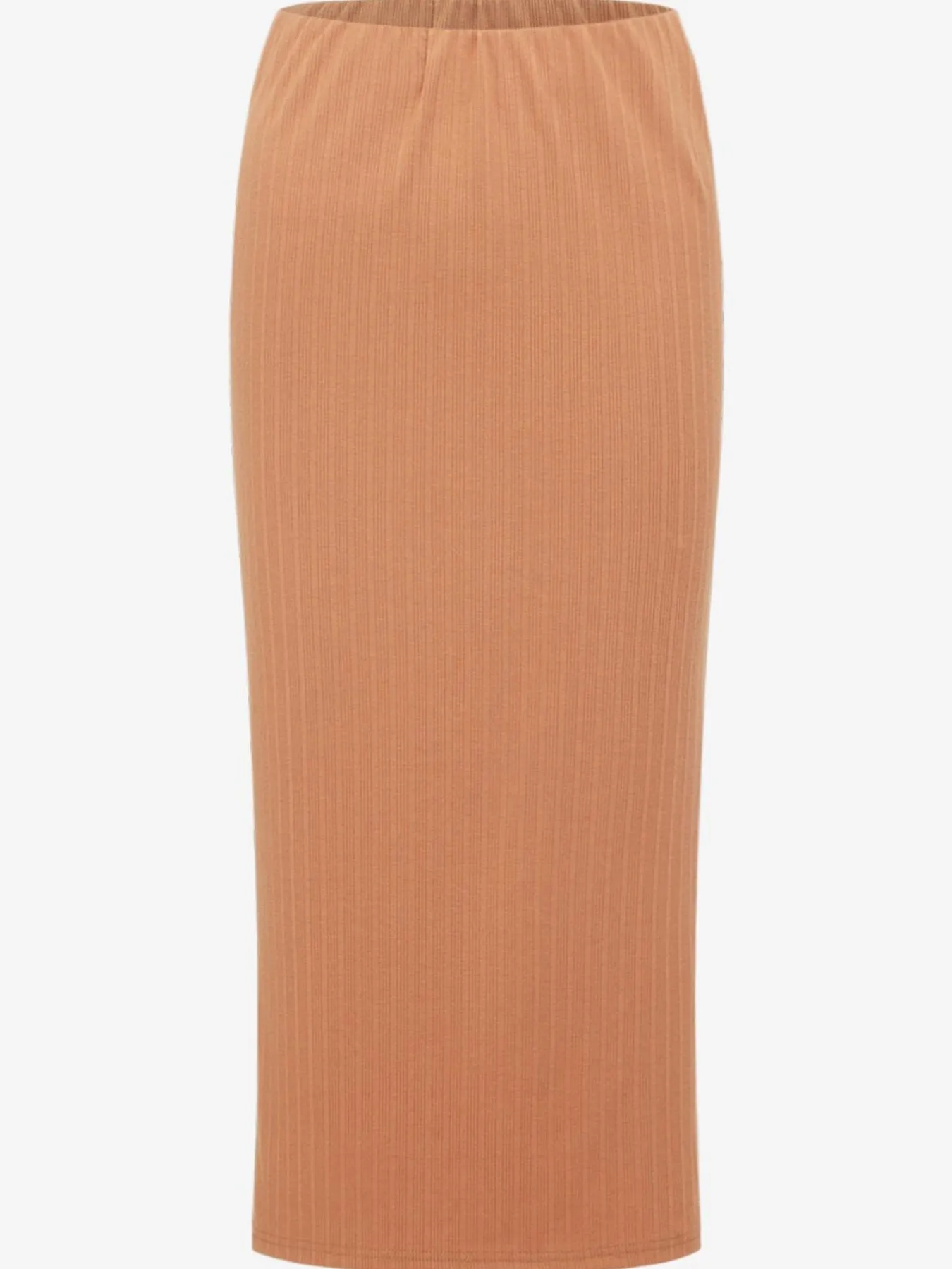 Split Thigh Bodycon Midi Skirt