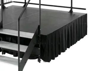 Stage Skirt, 32" x 12' Premier Black