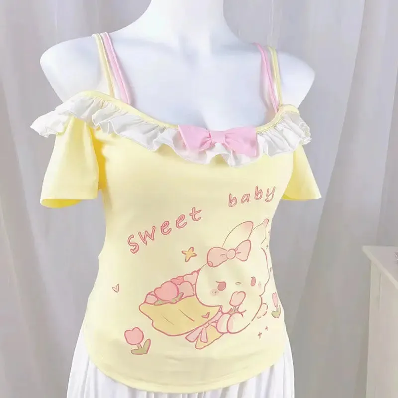 Sweet Baby Off The Shoulder Tee