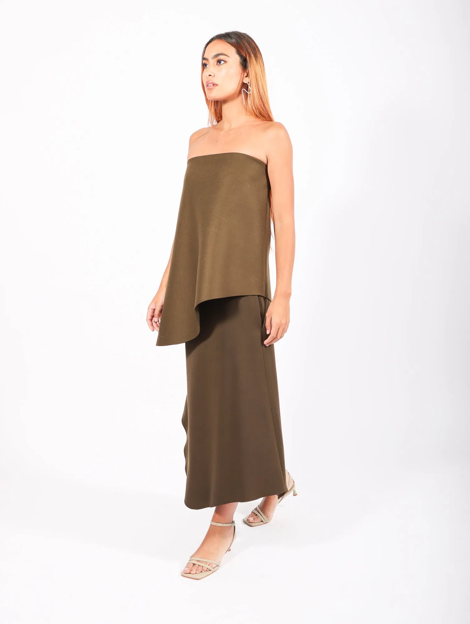 Wave Skirt in Alga by Calcaterra