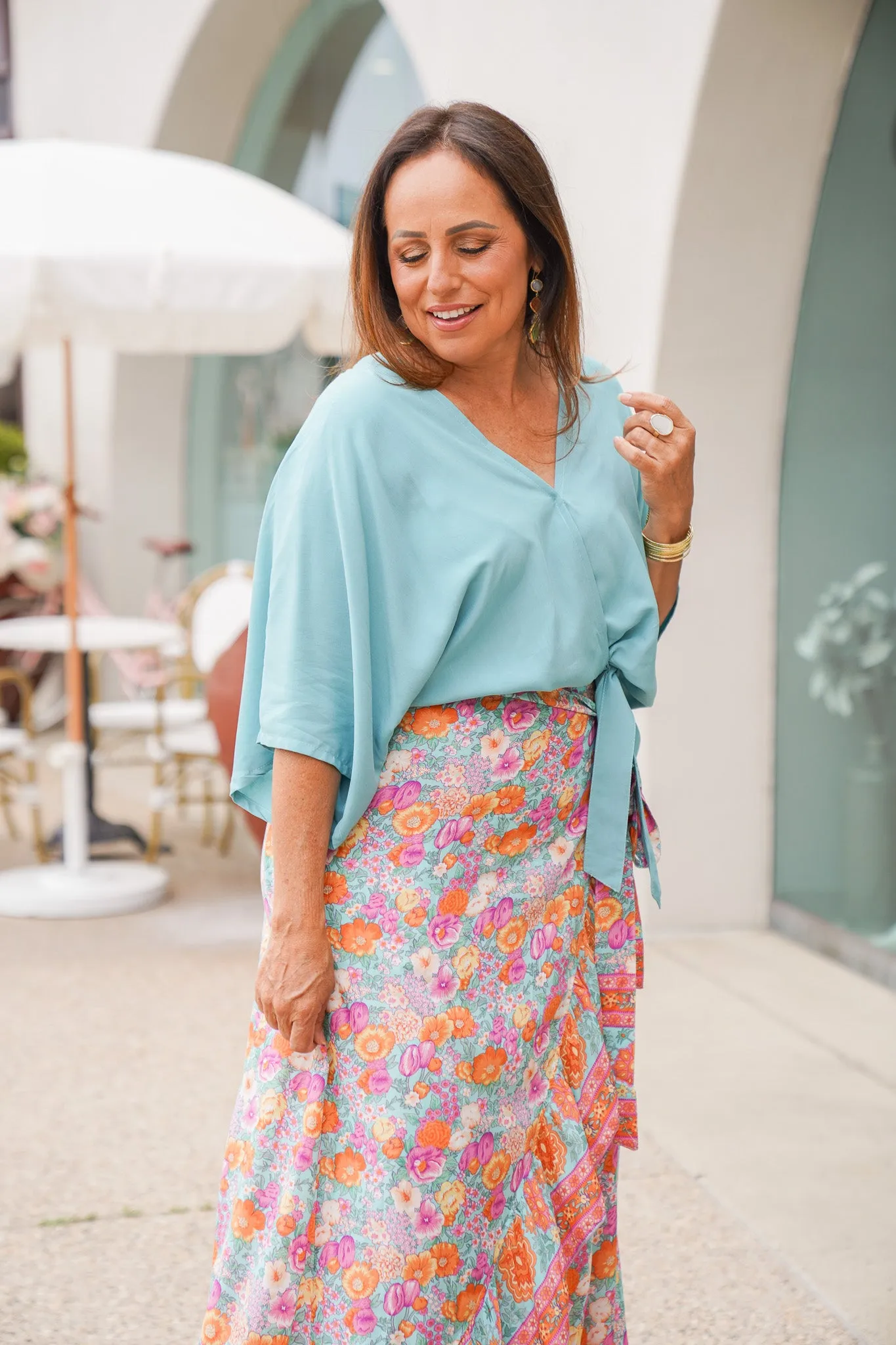 Wild Flower Wrap Skirt