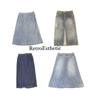 Y2K Fairy Denim Skirts (DR-111)