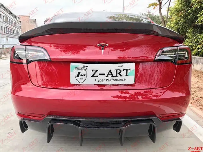 Z-ART Carbon Fiber Aero Kit for Tesla Model 3