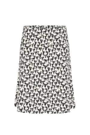 Zilch Parisienne Black Wide Skirt